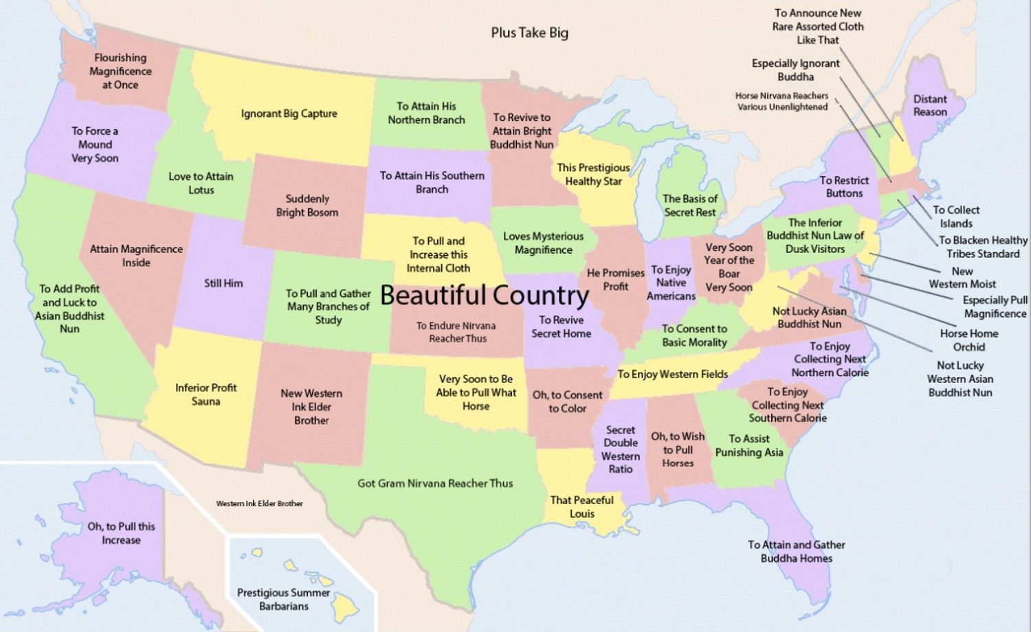 Chinese Translation Of Each Us State