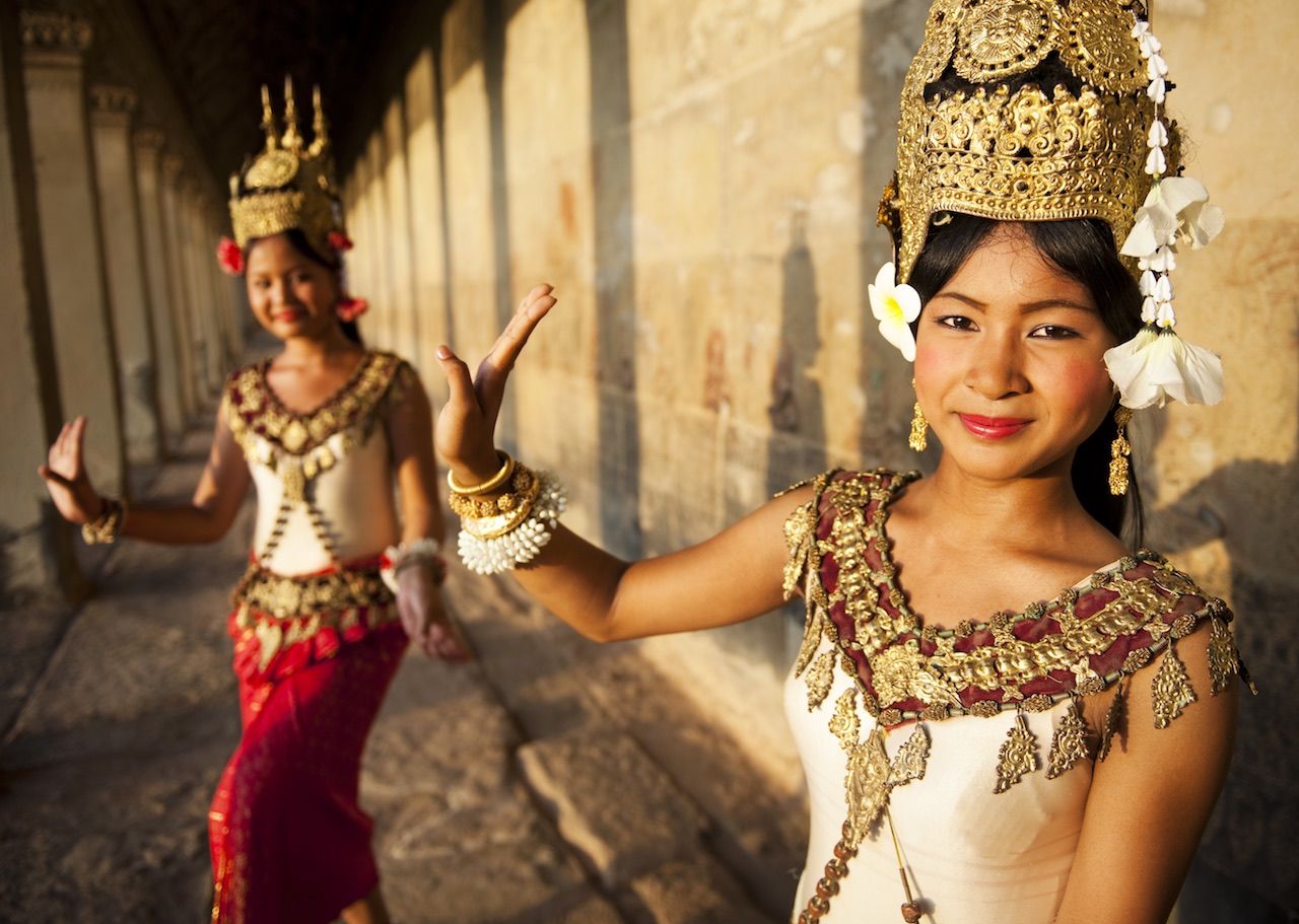 Apsara dancers Siem Reap Cambodia