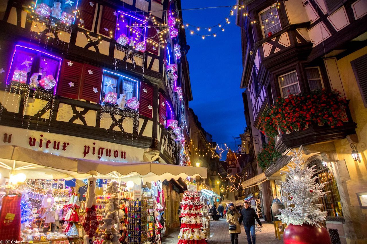 Christmas market in Colmar, France