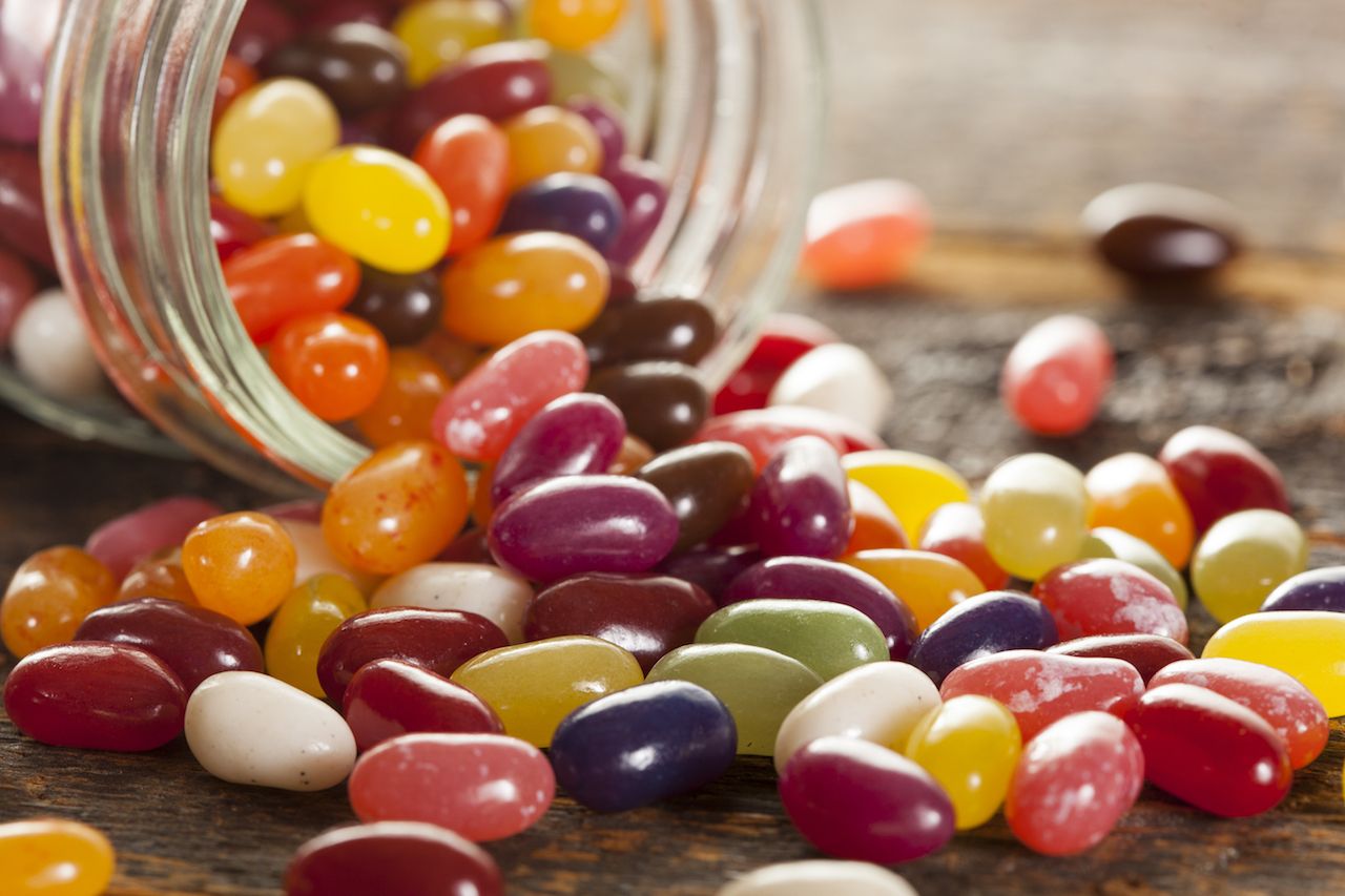 Colorful Mixed Fruity Jelly Beans