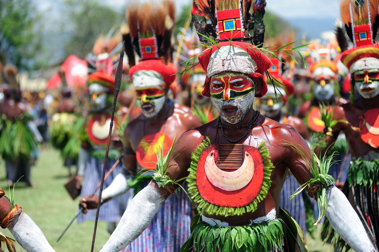 Goroka tribal festival in Papua New Guinea