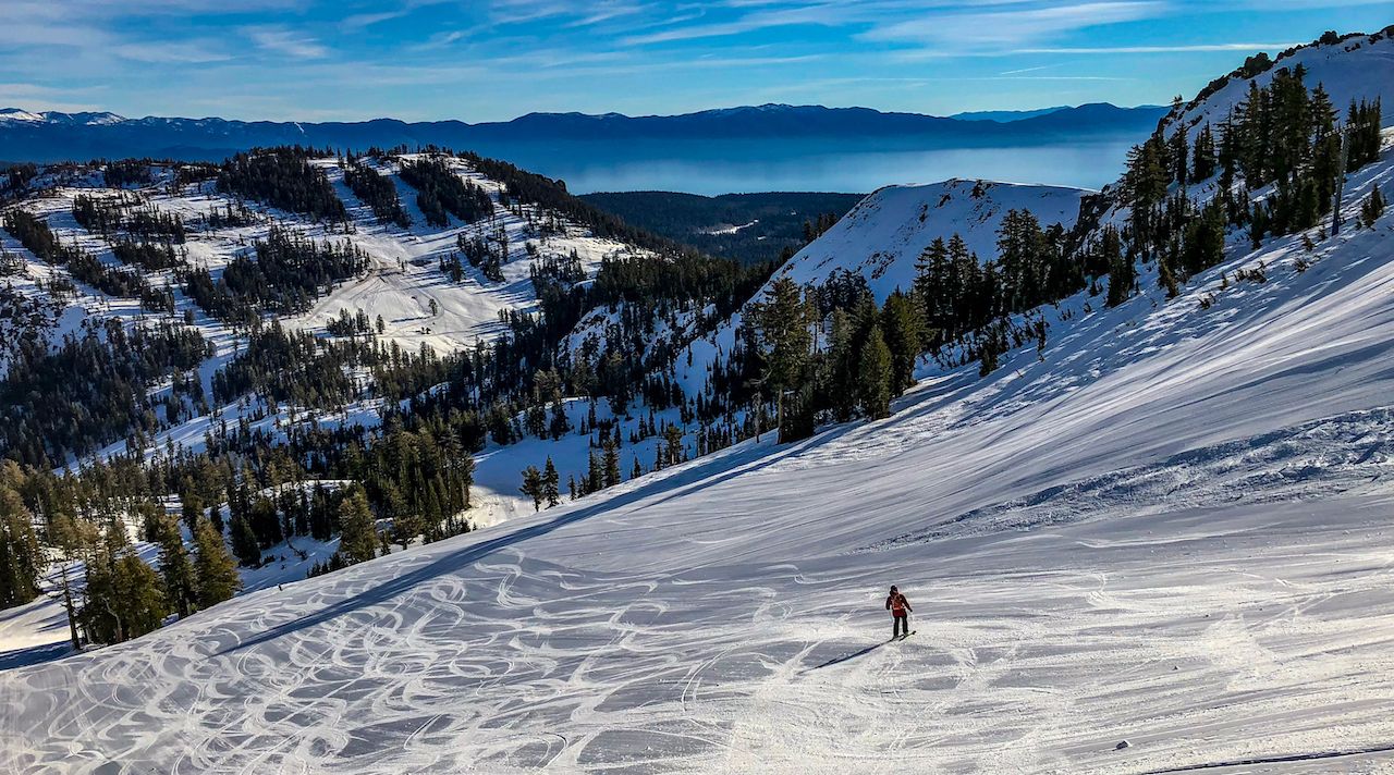 Skiing in Lake Tahoe, CA