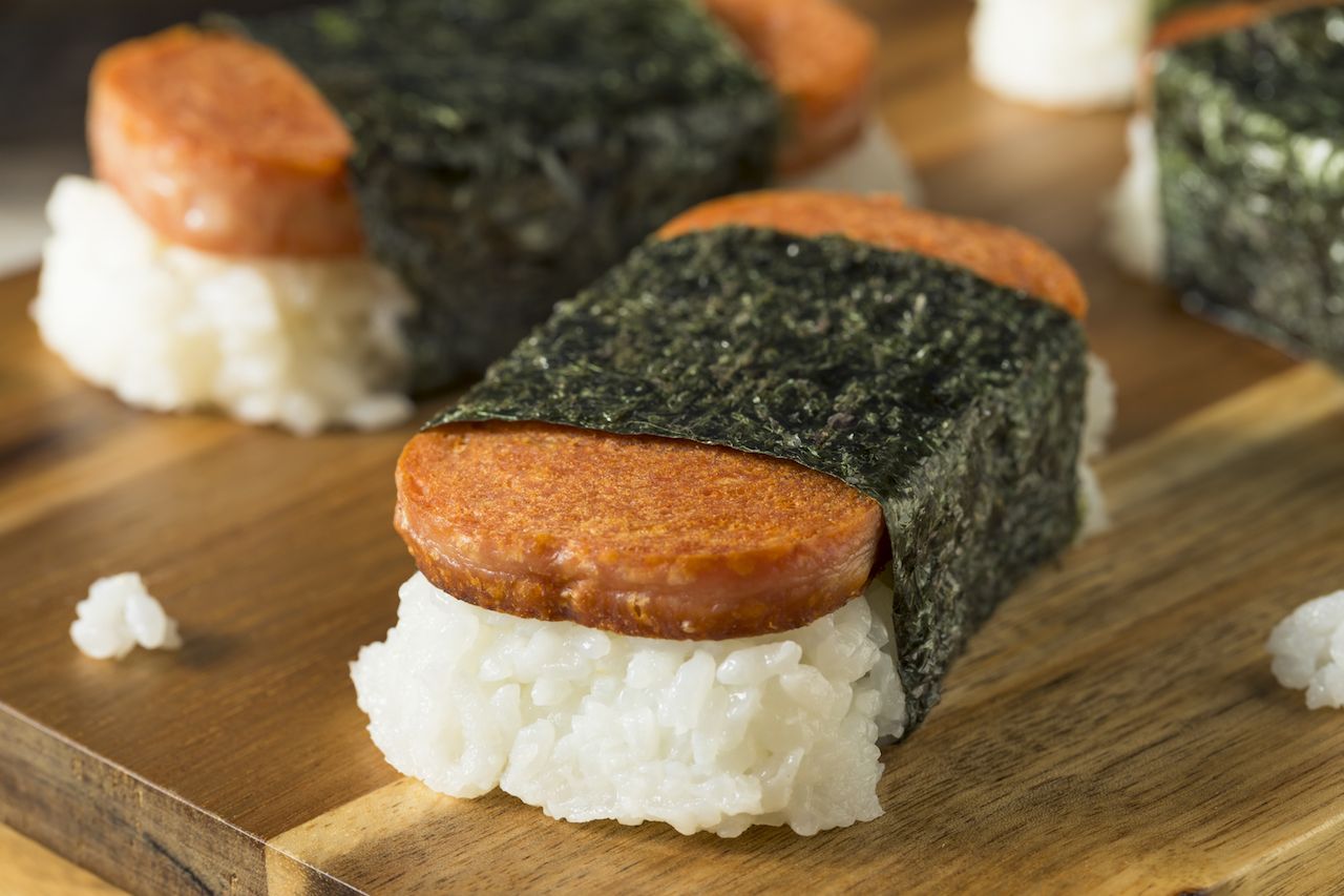 Spam musubi from Hawaii