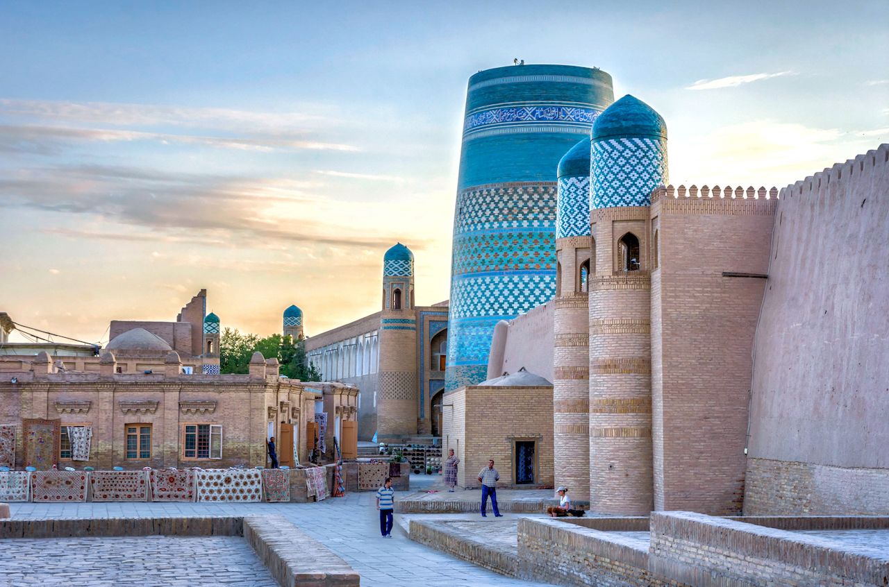 City of Khiva in Uzbekistan