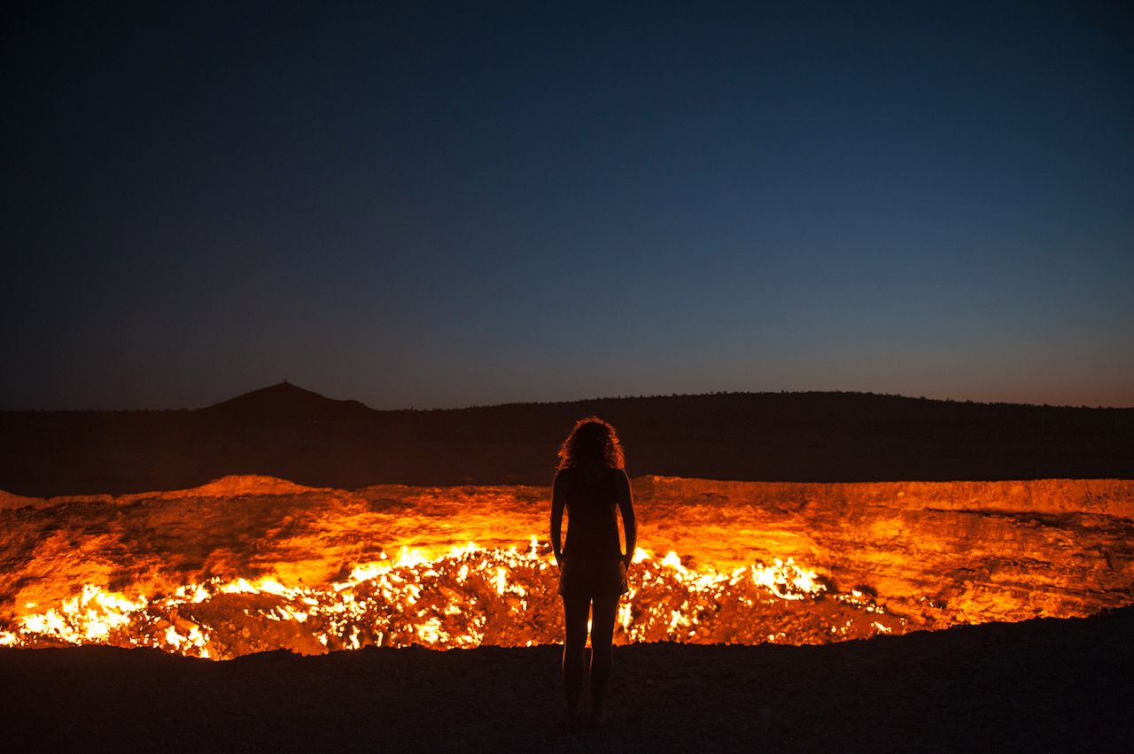 Door to hell in Turkmenistan