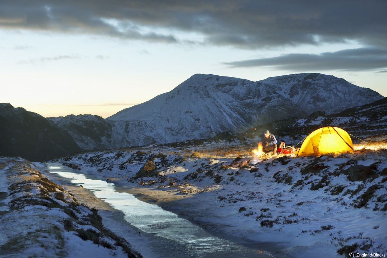 Lake District Visit Britain winter camping