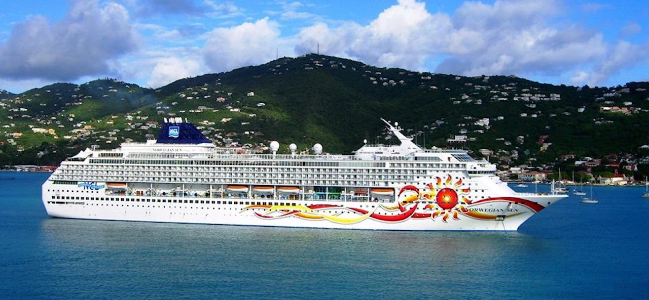 Norwegian Cruise Line vessel at sea