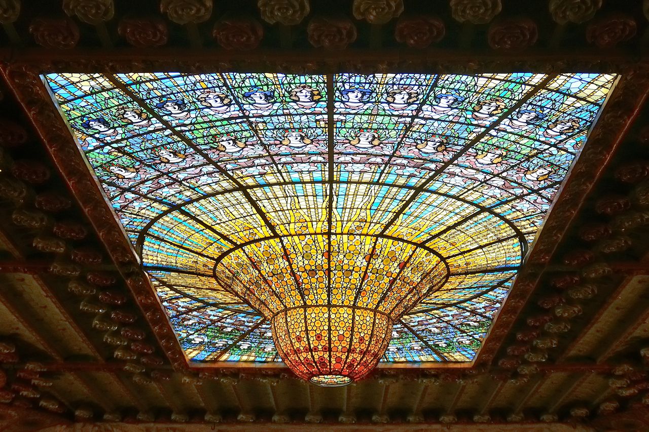 Palau de la Musica Catalana in Spain