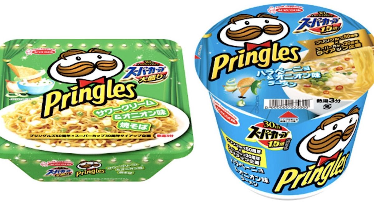 Pringles-flavored ramen noodle cups are being released this month