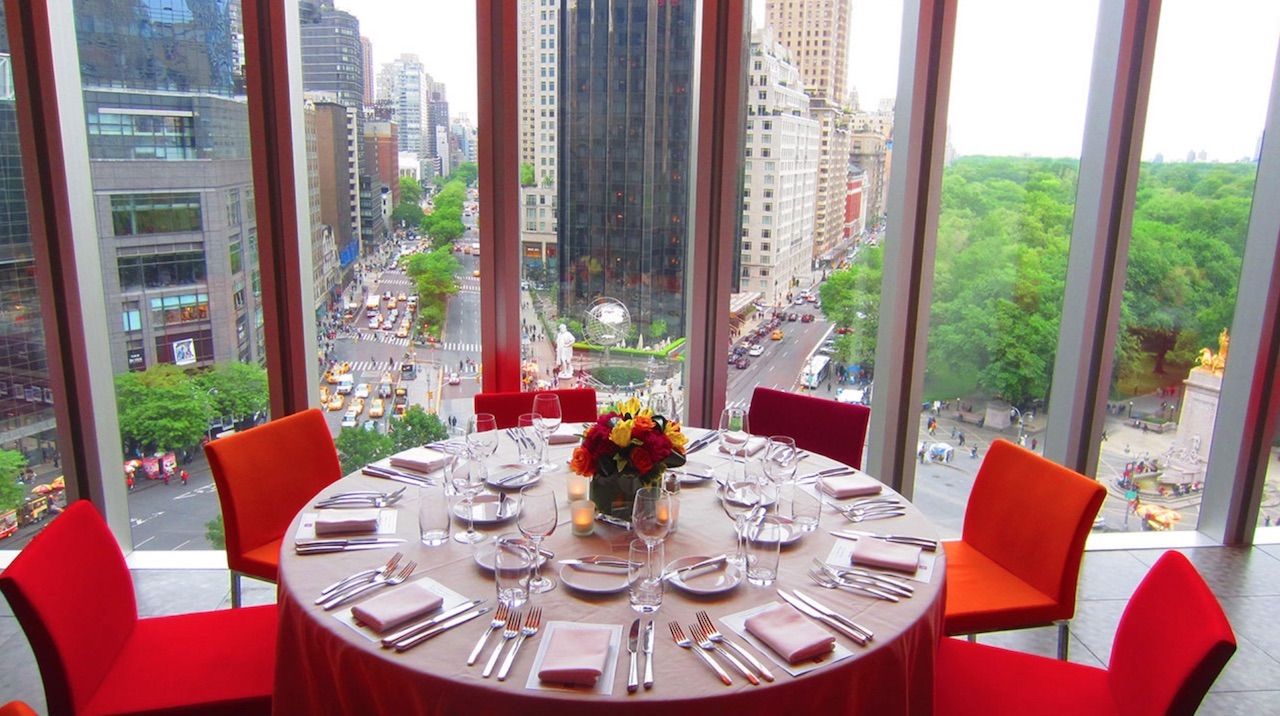 View of NYC from Robert restaurant