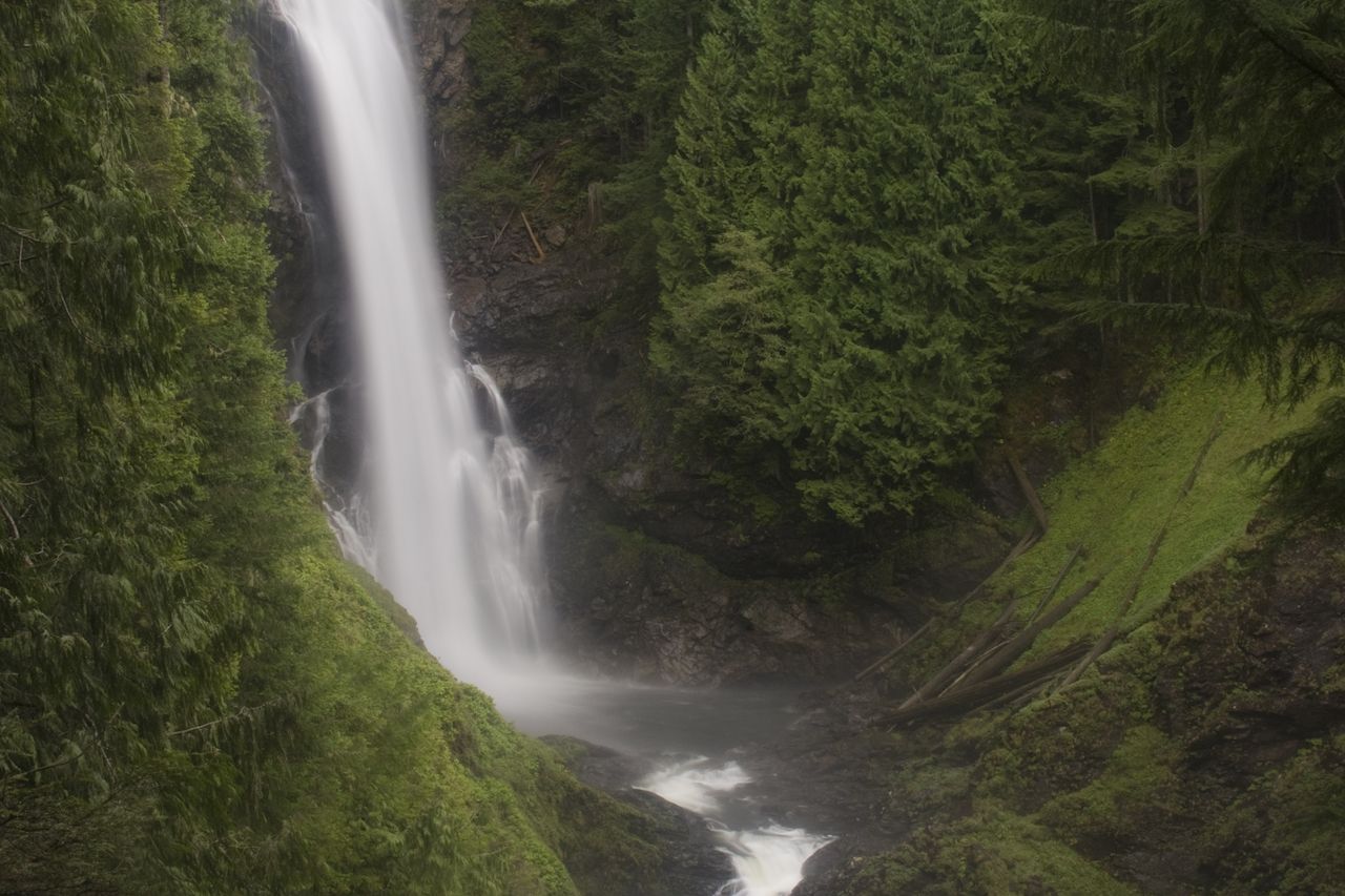Wallace Falls in Washington State, USA