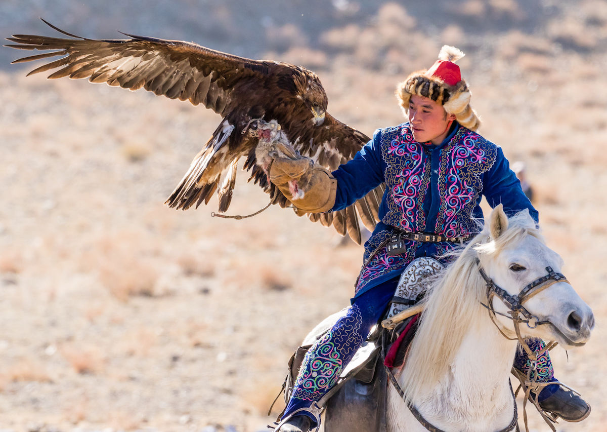 Images Of The Golden Eagle Festival In Mongolia