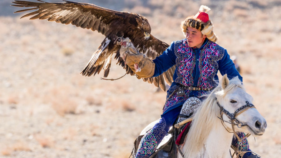 Images Of The Golden Eagle Festival In Mongolia