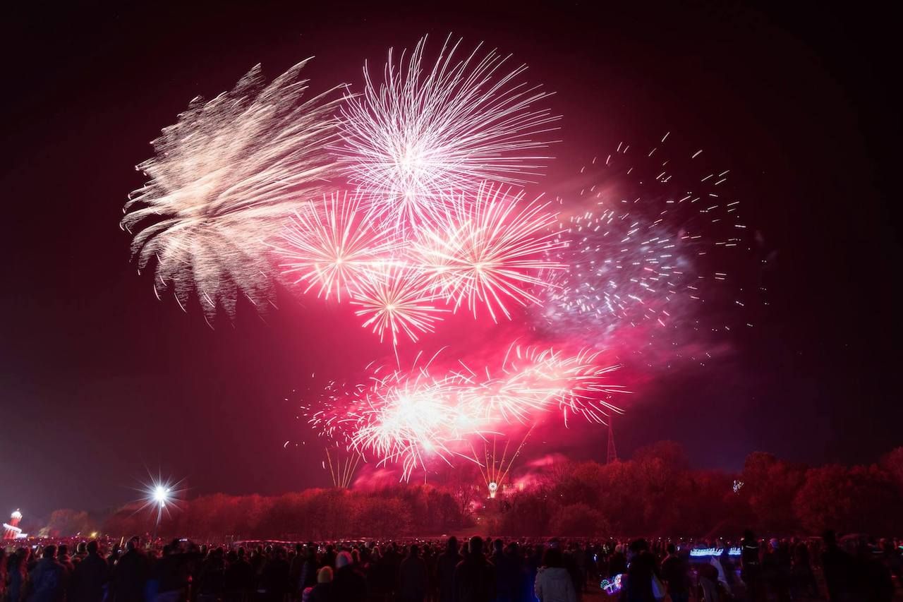 Fireworks Festival Alexandra Palace in London