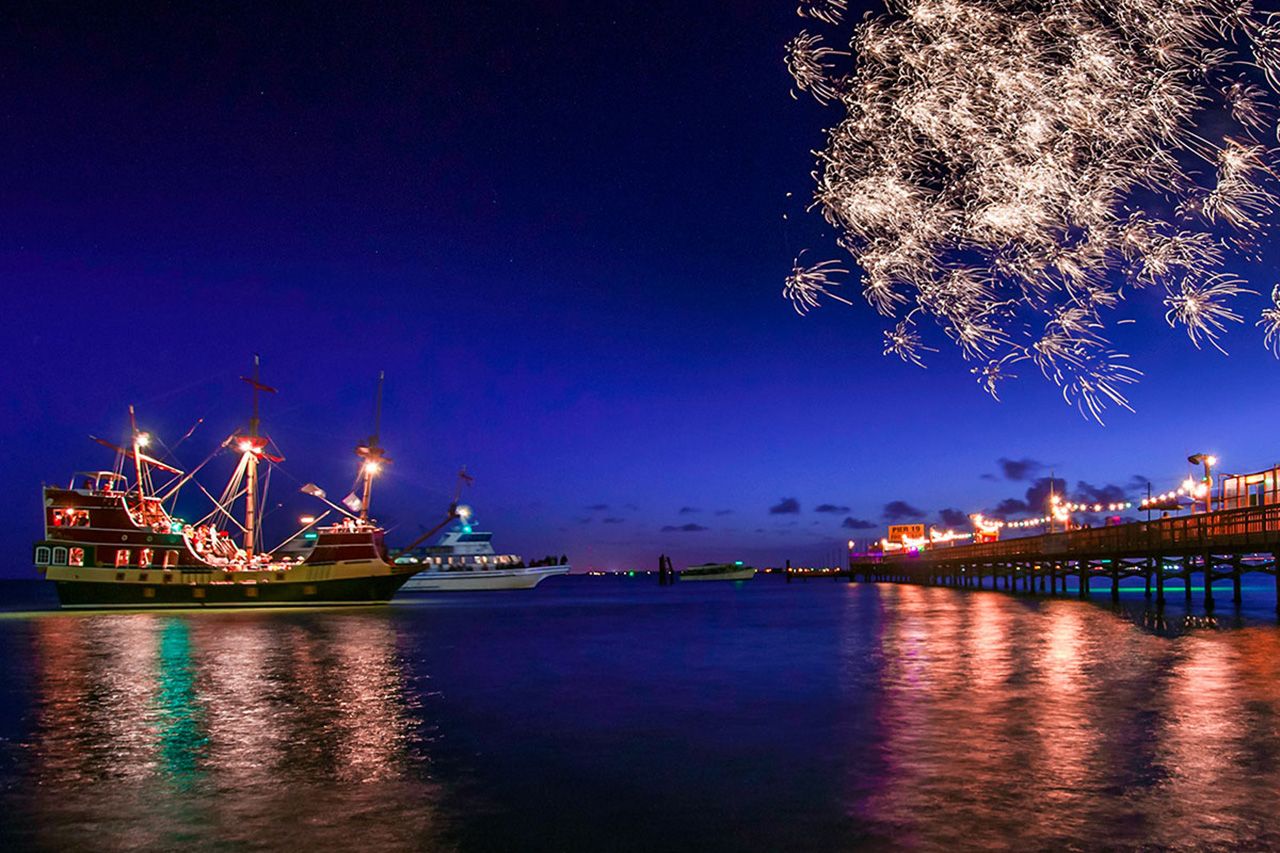 South Padre Black Dragon Pirate Cruise Fireworks