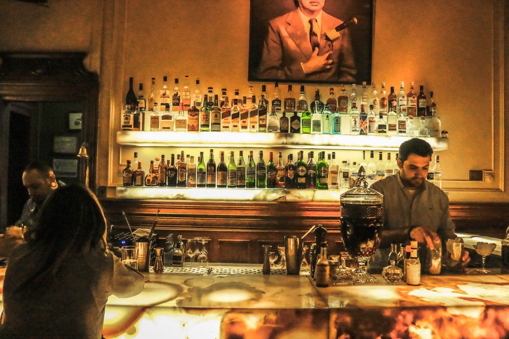 Bar at Milion in Buenos Aires, Argentina
