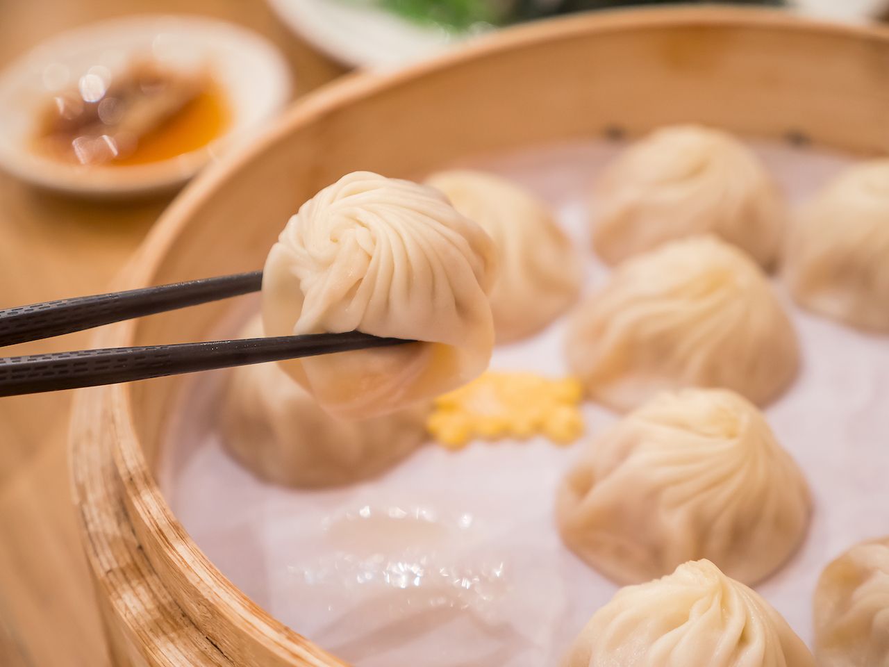 Shanghainese xiao long bao soup dumplings