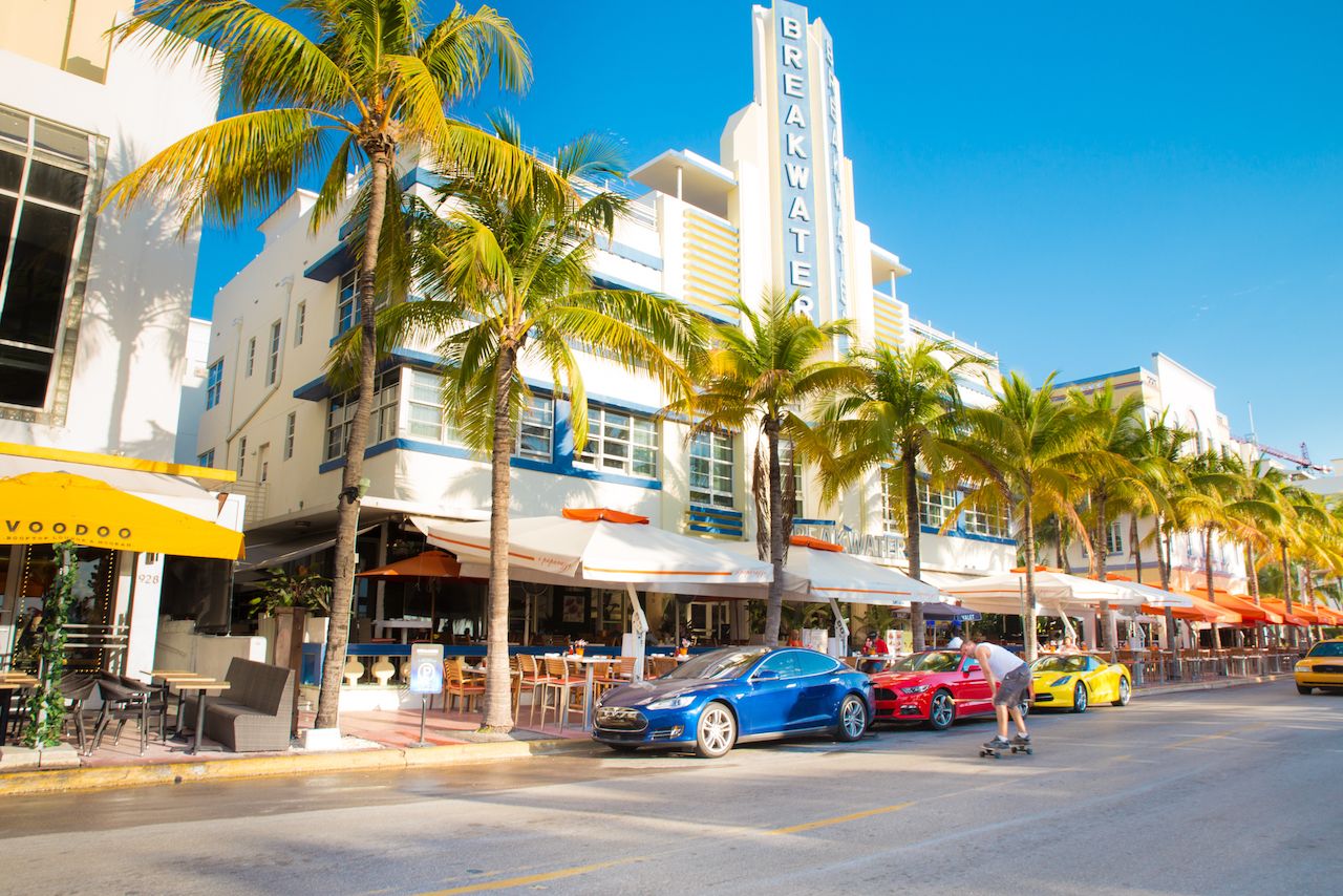 The Breakwater Hotel in Miami, Florida