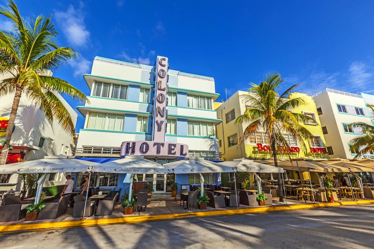 The Colony Hotel in Miami, Florida