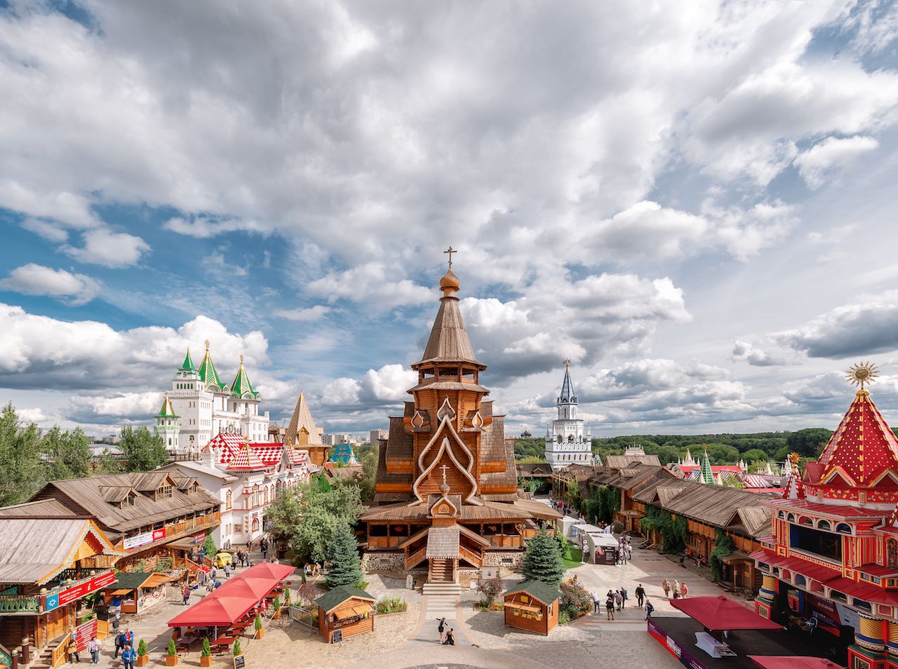 central square of the Izmailovo Kremlin