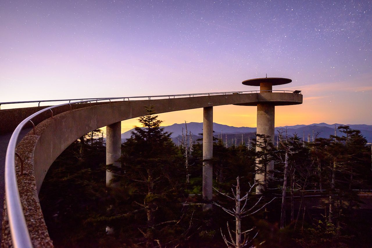 Clingman's Dome in the Great Smoky Mountains of Tennessee