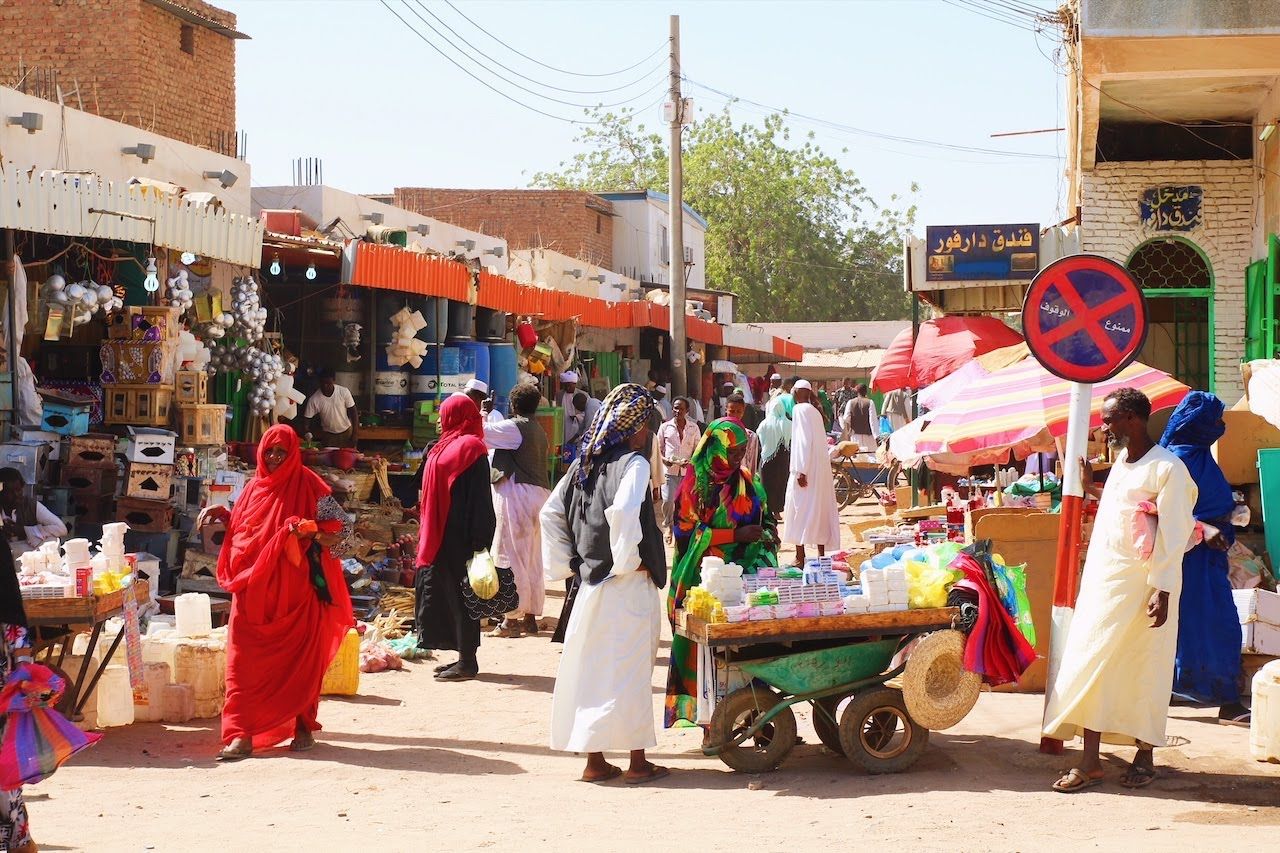 Kassala souk in Sudan