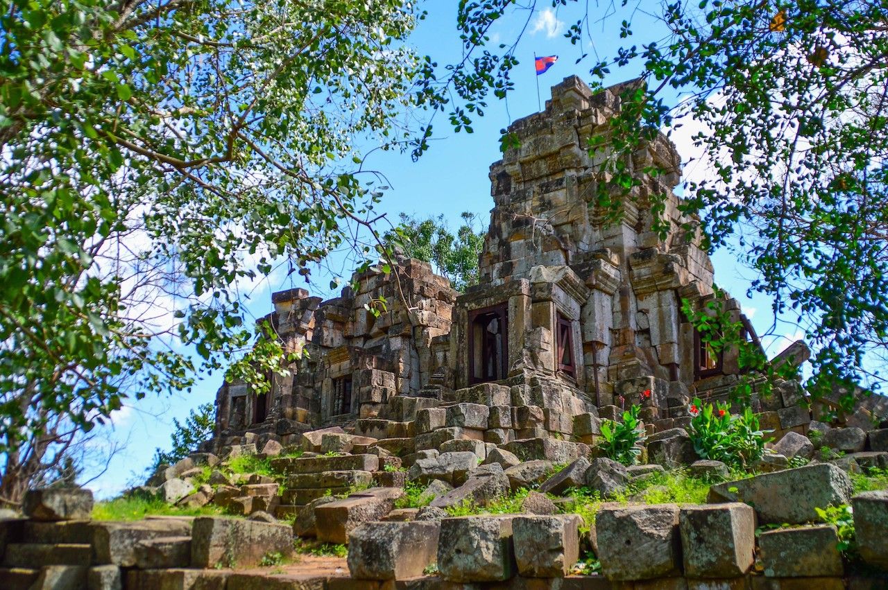 Wat Ek Phnom temple in Battambang, Cambodia