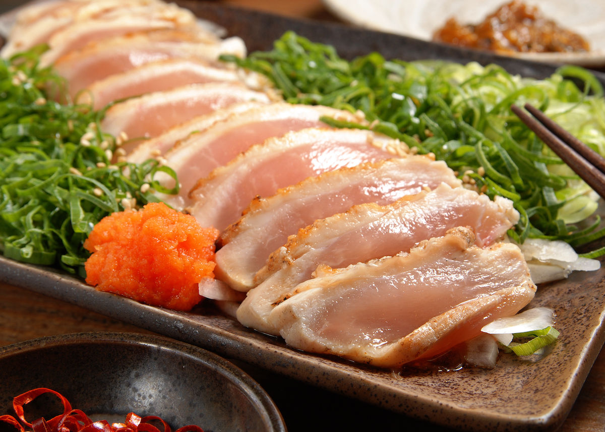 Where to eat raw chicken sashimi (or torisashi) in Tokyo, Japan