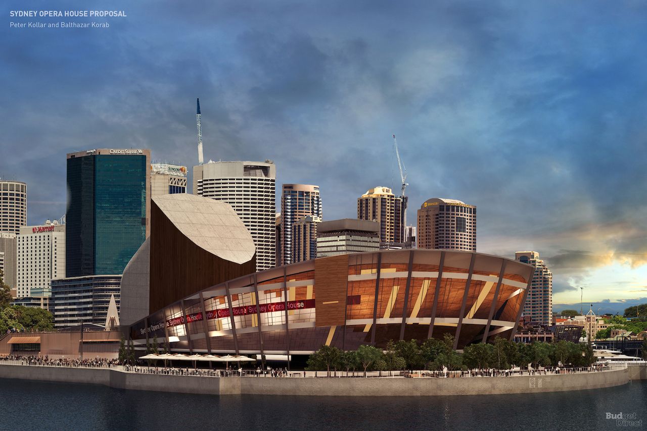 Peter Kollar and Balthazar Korab’s design proposal of Sydney Opera House