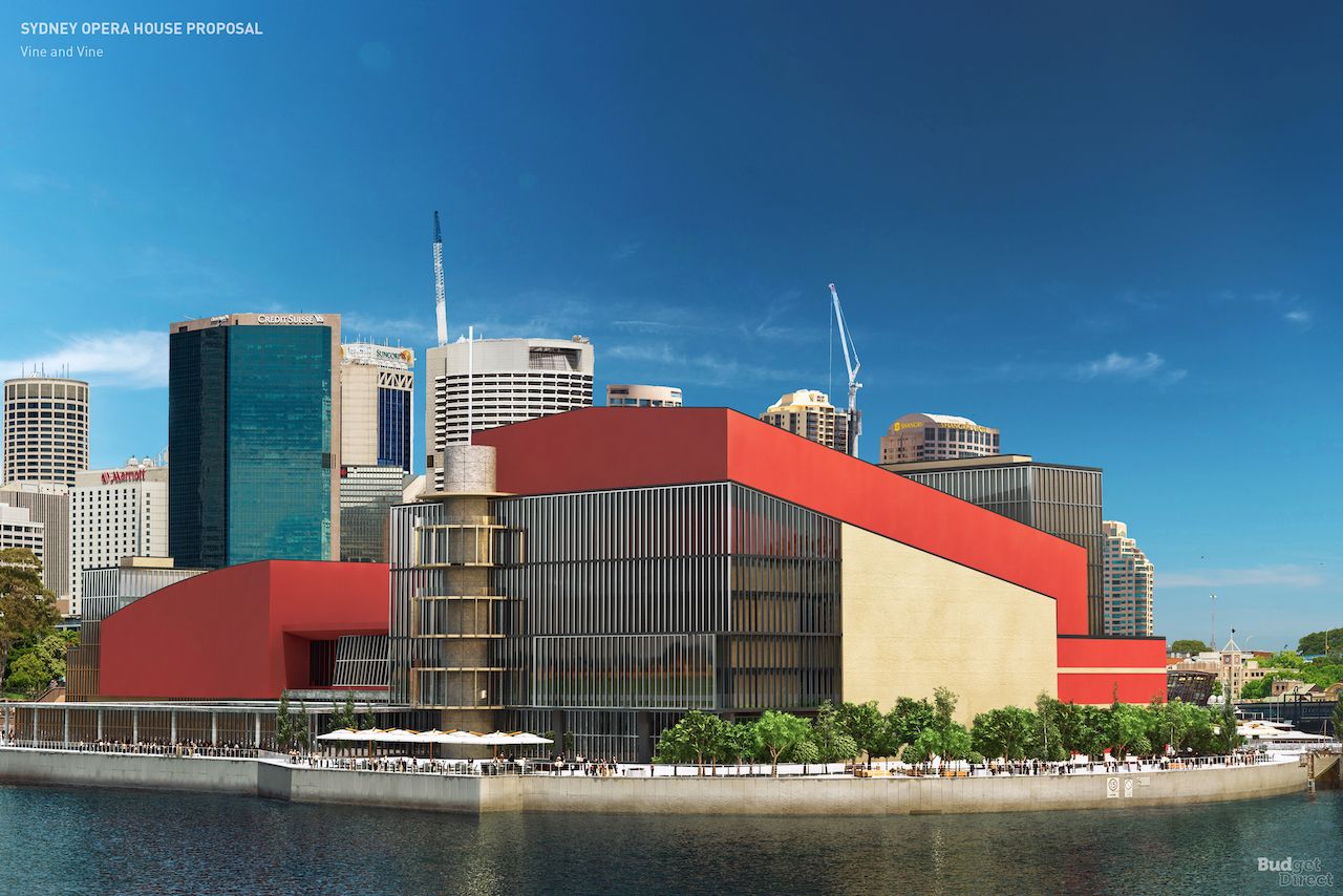 Vine and Vine’s design proposal for Sydney Opera House