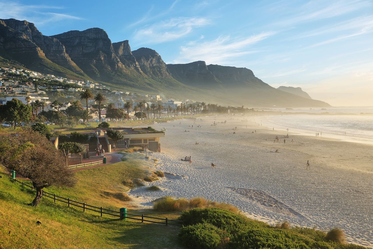 Camps Bay Beach in Cape Town, South Africa