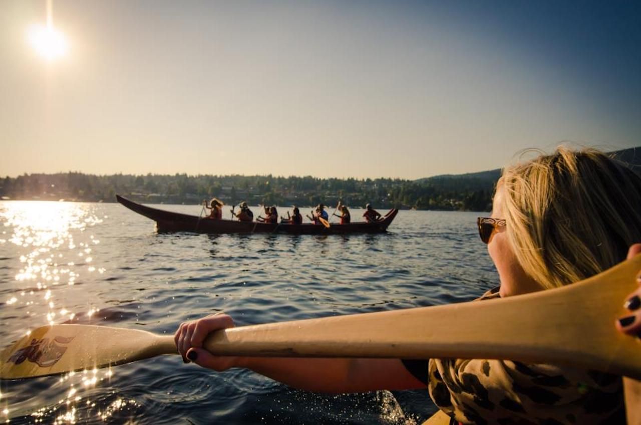Canoeing in British Columbia