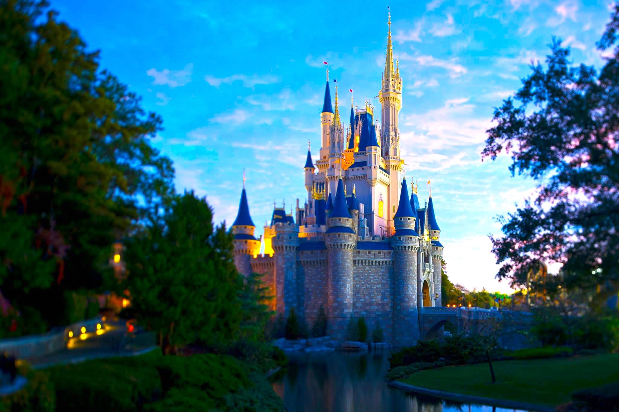 bluebird cinderella castle