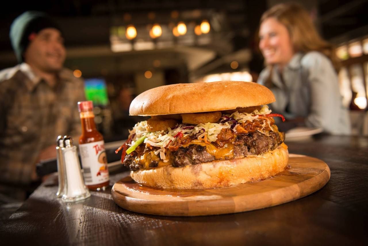 Gnar Burger from Rocker at Squaw Valley in California