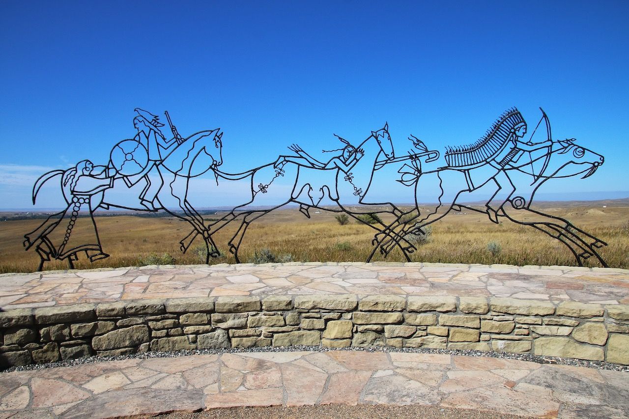 Indian Memorial at Little Bighorn Battlefield National Monument