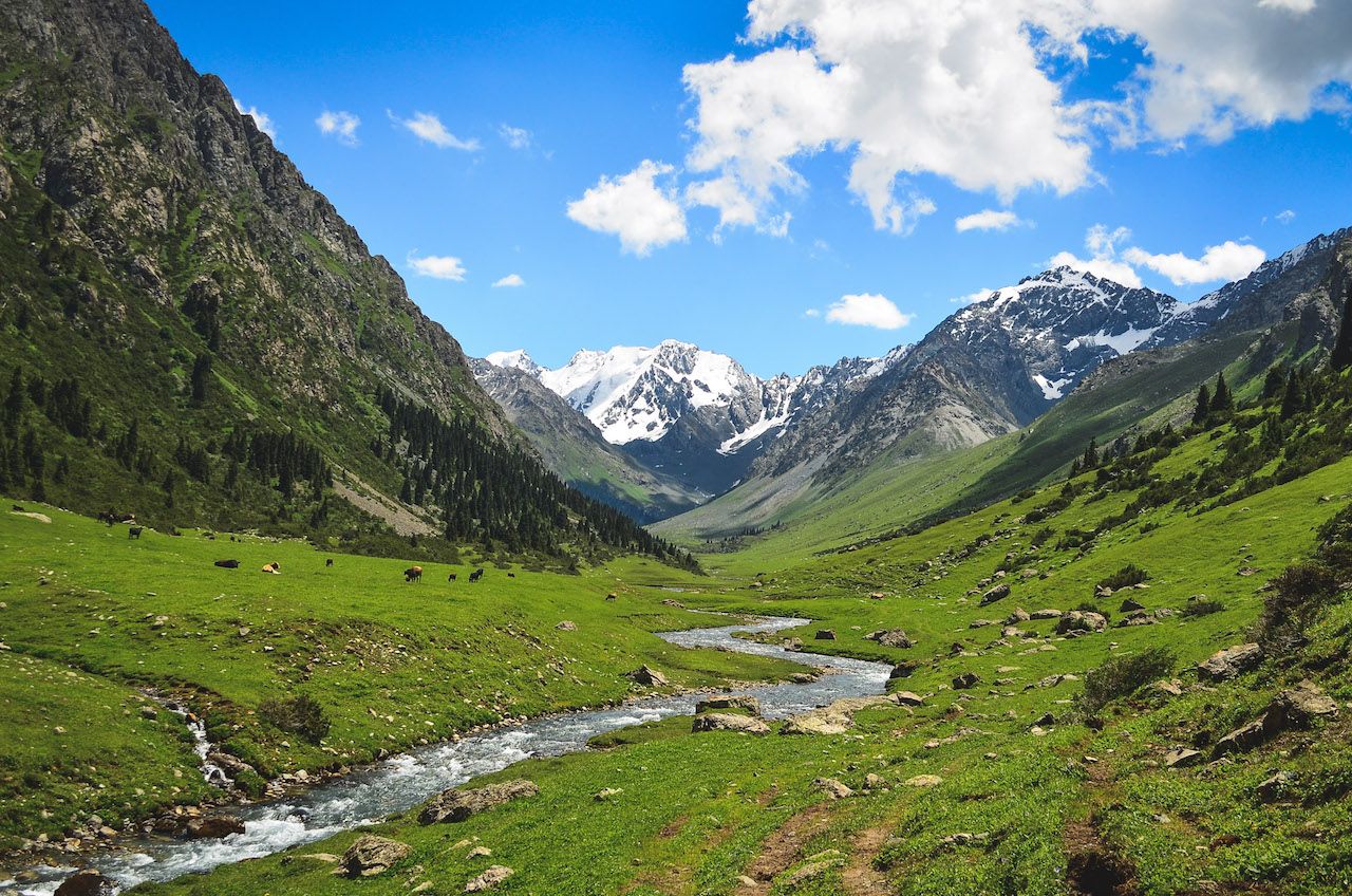 Kyrgyzstan mountain landscape
