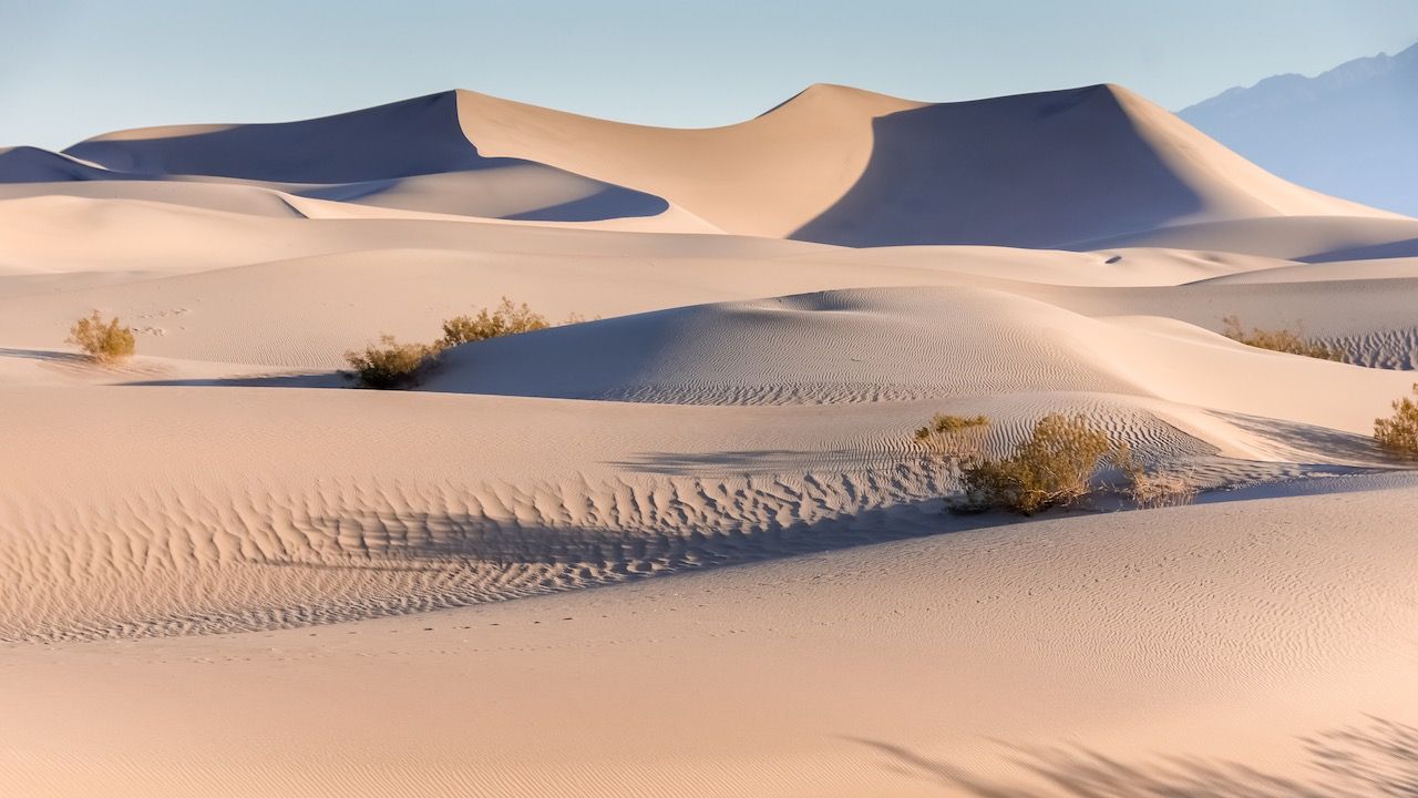 Mesquite Flat Sand Dunes. Death Valley National Park, California
