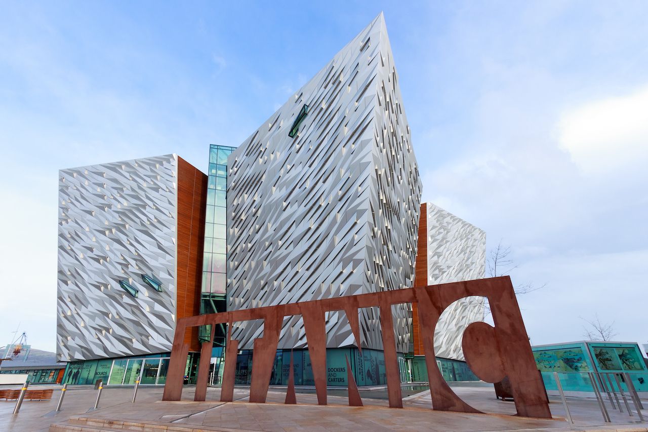 Titanic museum in Belfast
