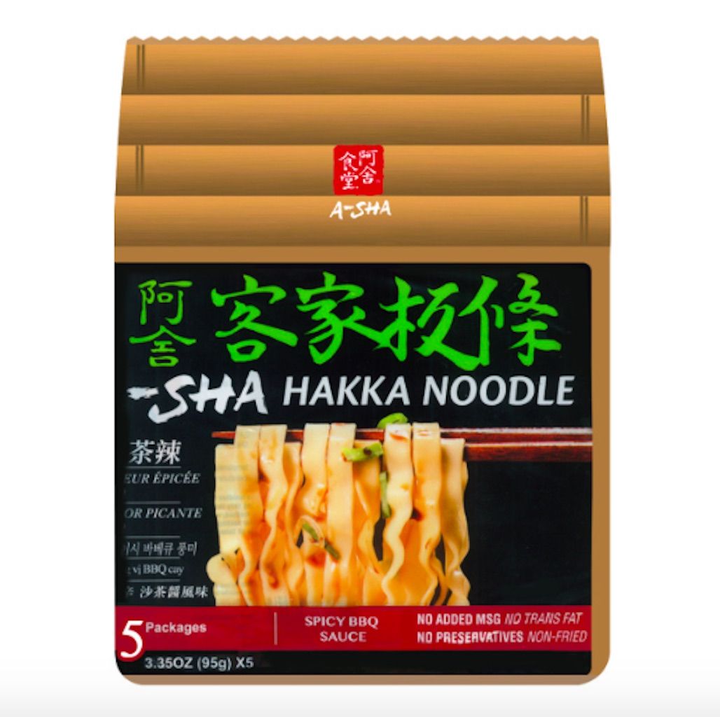 A-SHA HAKKA instant noodles