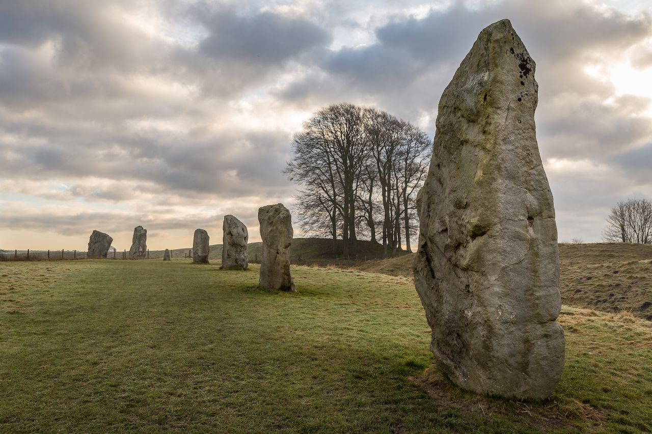 Avebury Henge and Stone Circles, Wiltshire, England