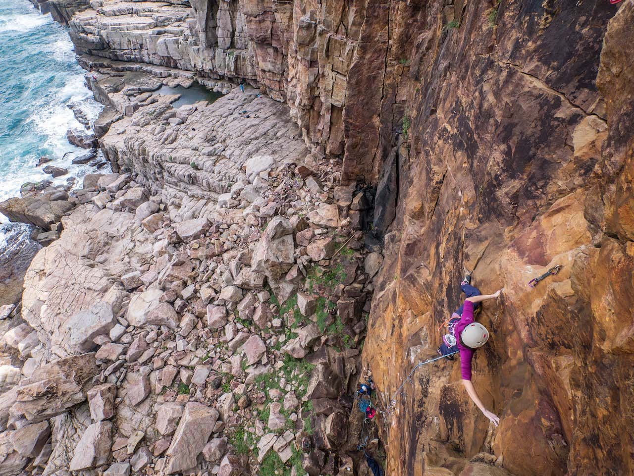 Guided Rock Climbing at Long Dong in Taiwan