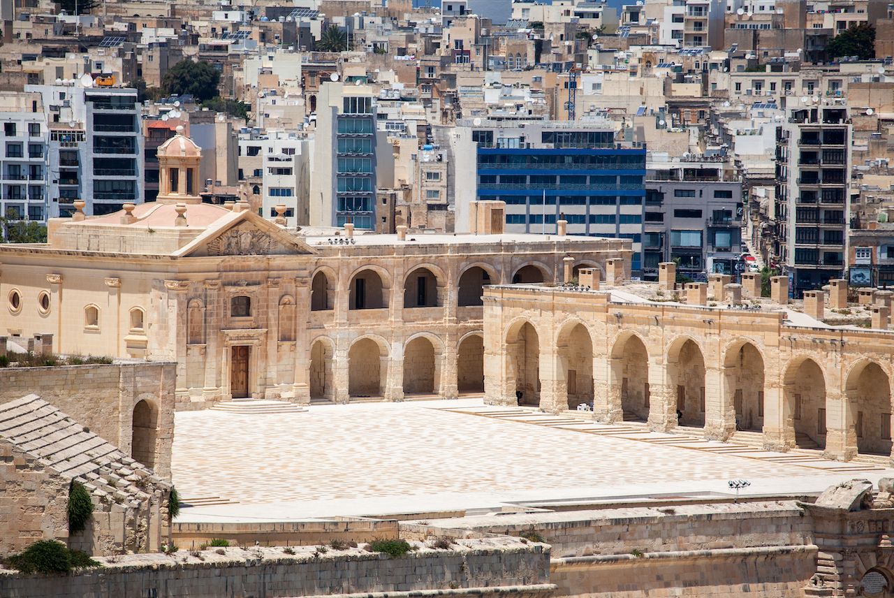 Fort manoel in Valletta, Malta