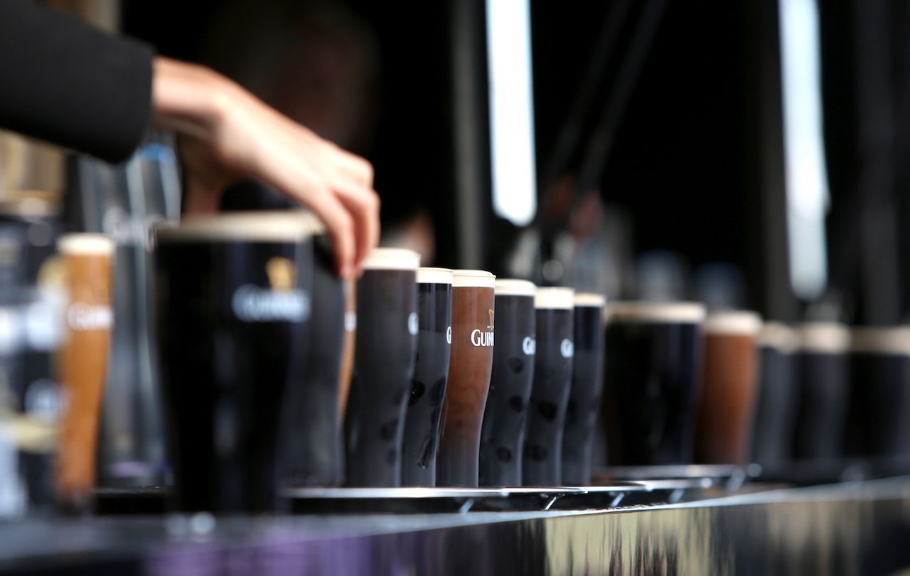 Guinness bar line up