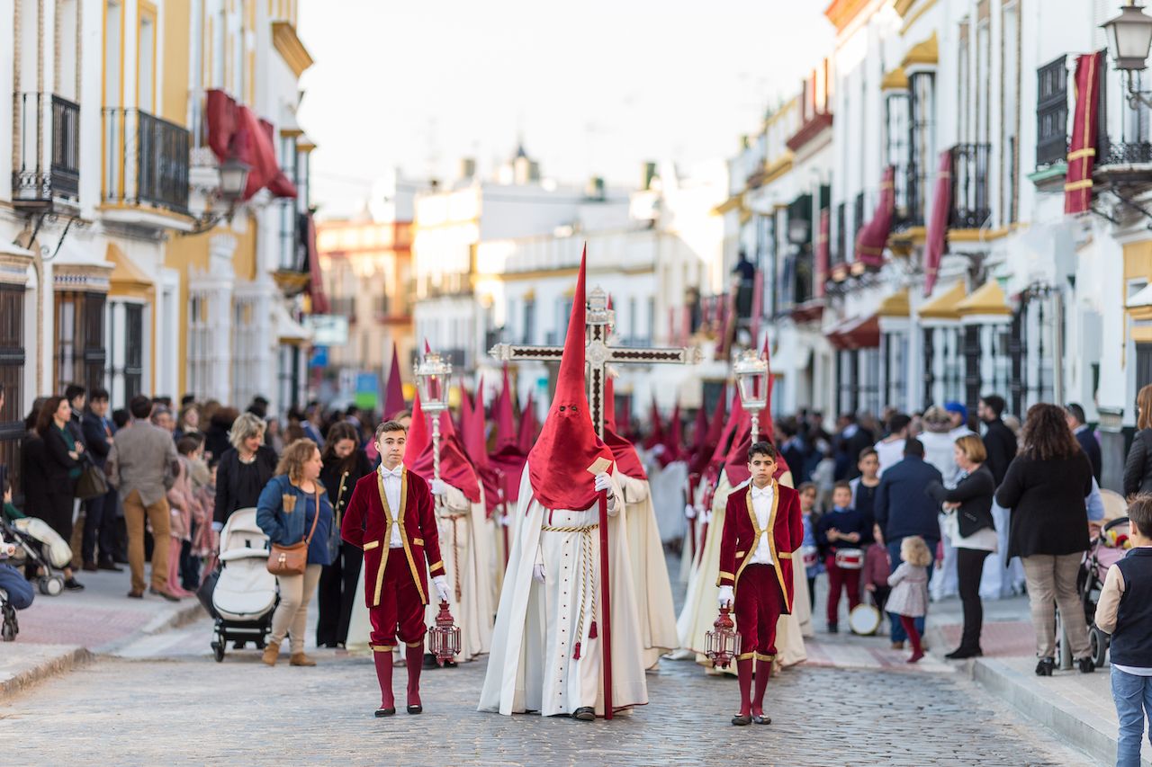 Holy Week procession in Spain