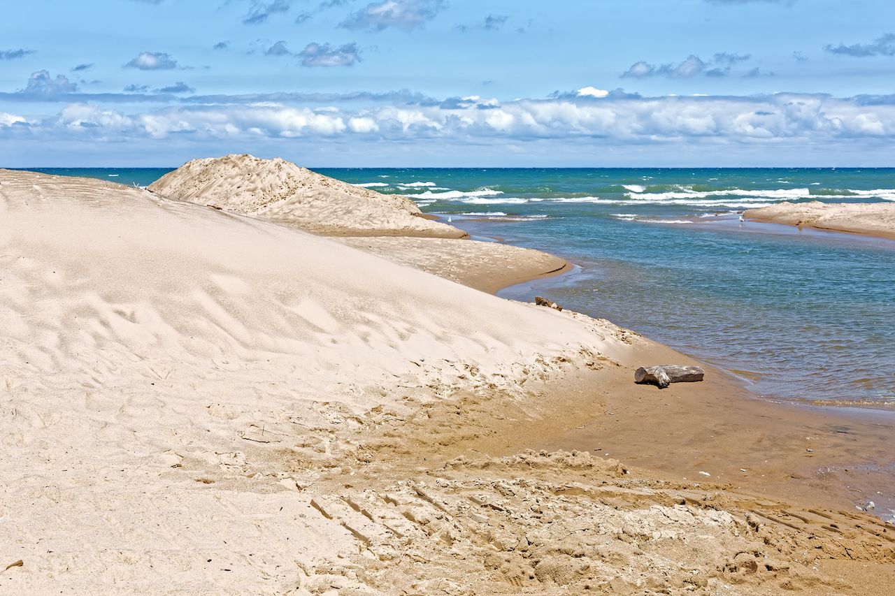 Indiana Dunes National Lakeshore is a National Park on Lake Michigan's south shore