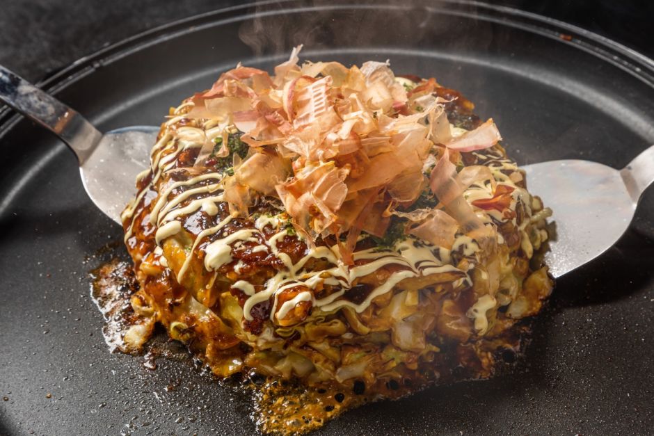 Japan Hiroshima food okonomiyaki
