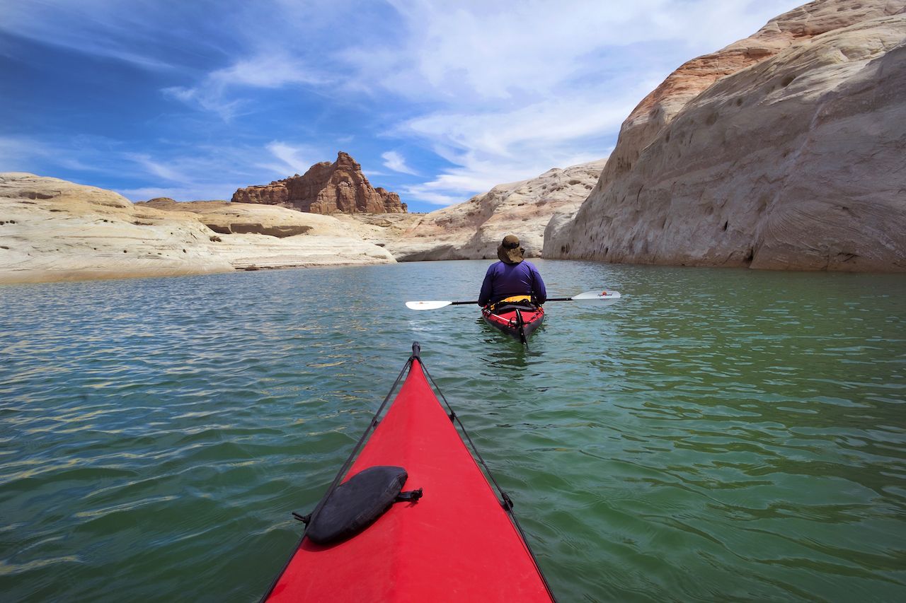 Kayaking Lake Powell