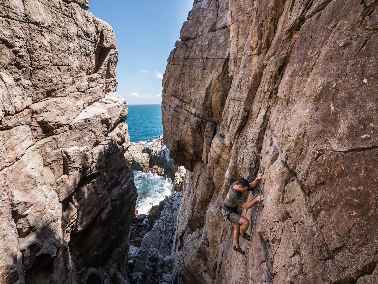 The Best Rock Climbing Outside of Taipei, Taiwan, Dragon Bay