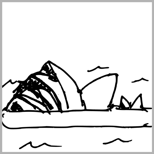 gif of amateur sketches of sydney