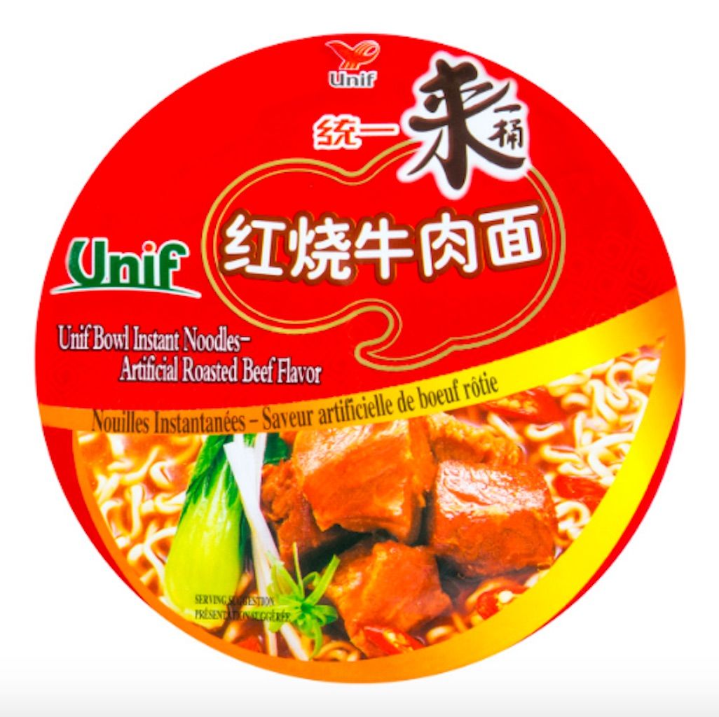 UNIF Bowl Instant Noodles in Spicy Beef Flavor